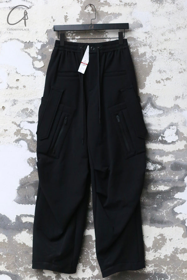 DEVOA 24 autumn and winter loose pocket trousers DVA-PTE-CSMBC-HEI black PTE-CSMBC